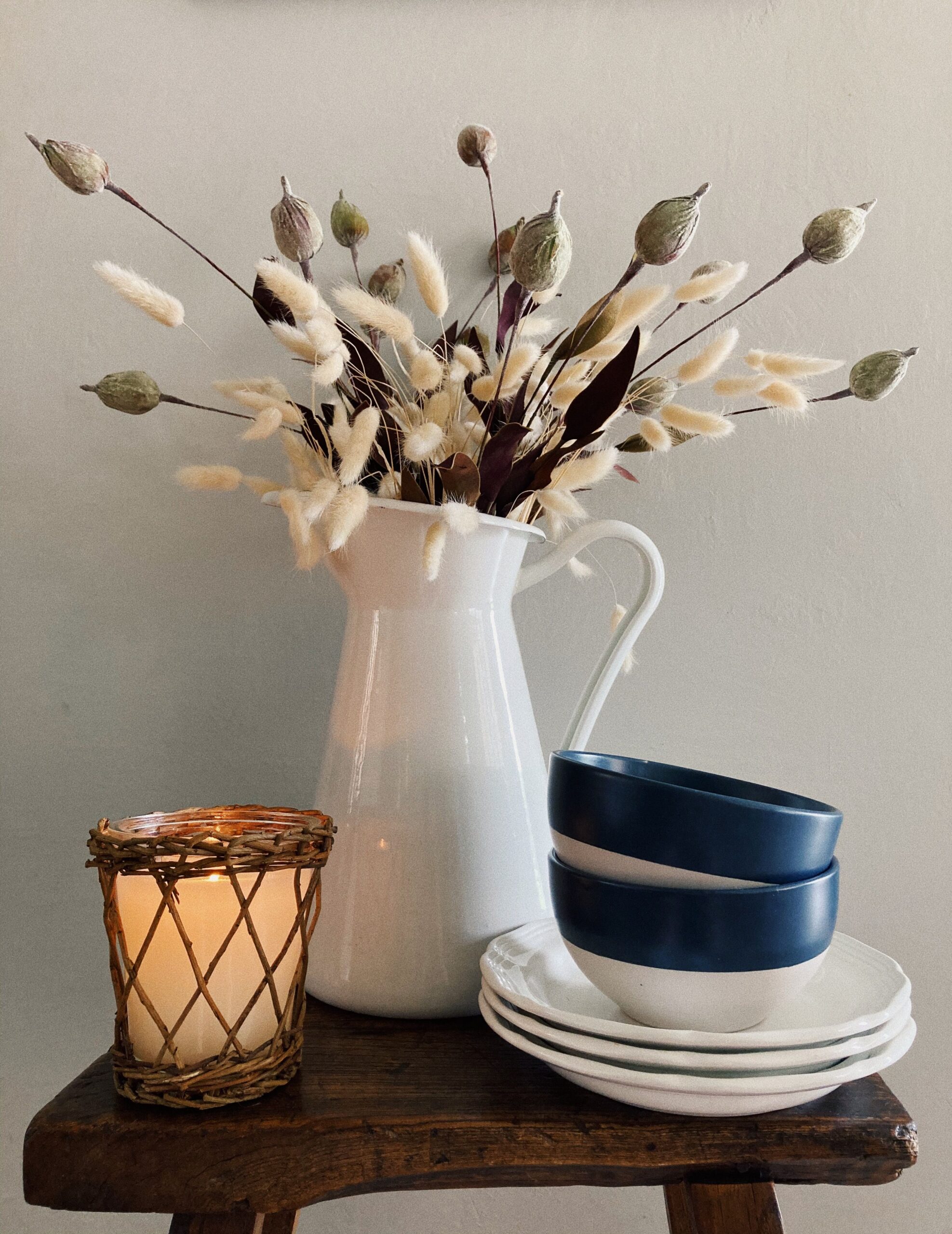 How to Style an Elevated Fall Vignette